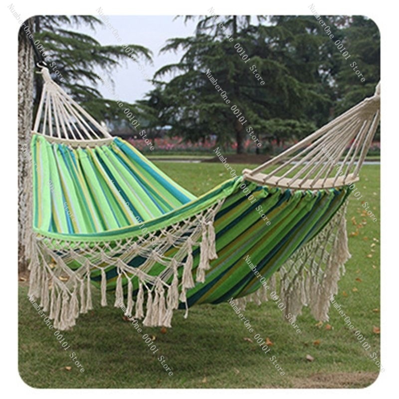 Canvas dubbele hangmat met kwa - Outdoor Camping Hammock recensie en prijs