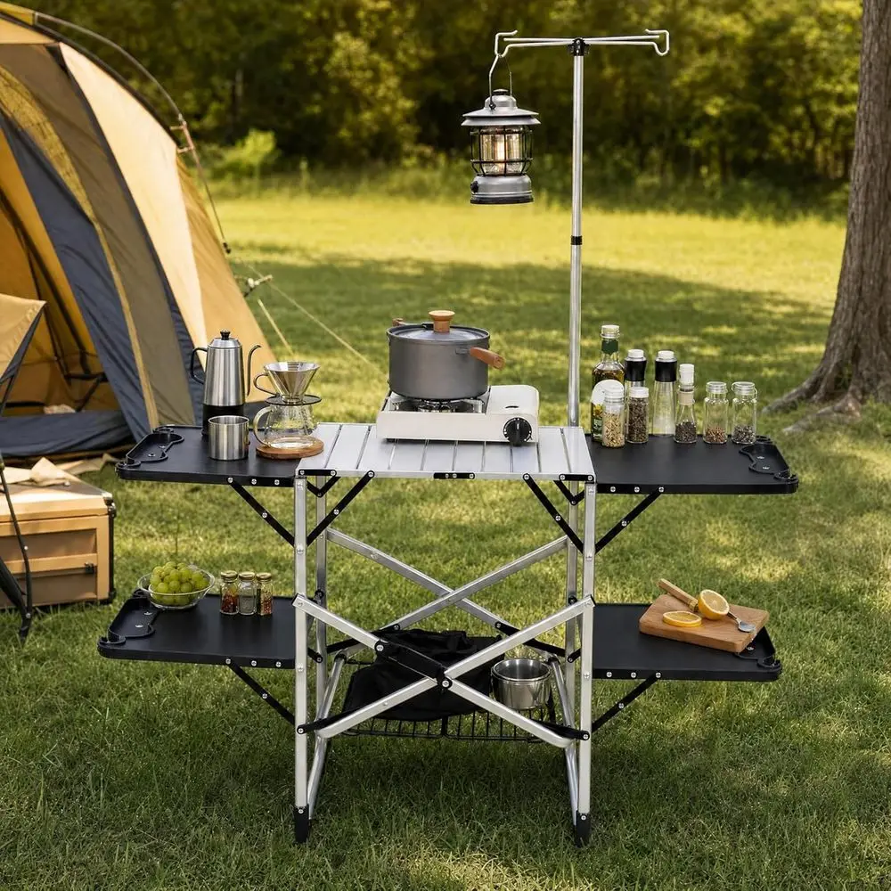 Draagbare buitenkeukentafel me - Outdoor Camping Kitchen Table recensie en prijs