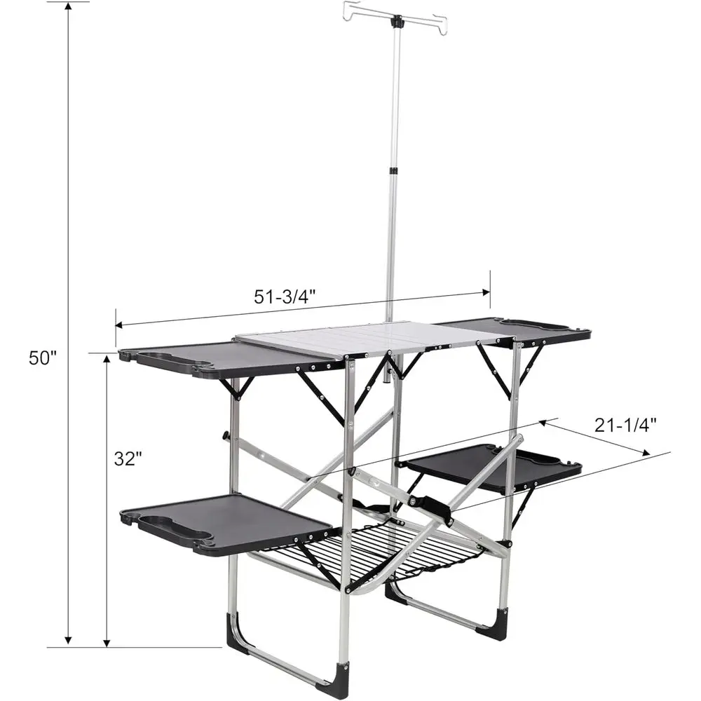 Draagbare buitenkeukentafel me - Outdoor Camping Kitchen Table recensie en prijs