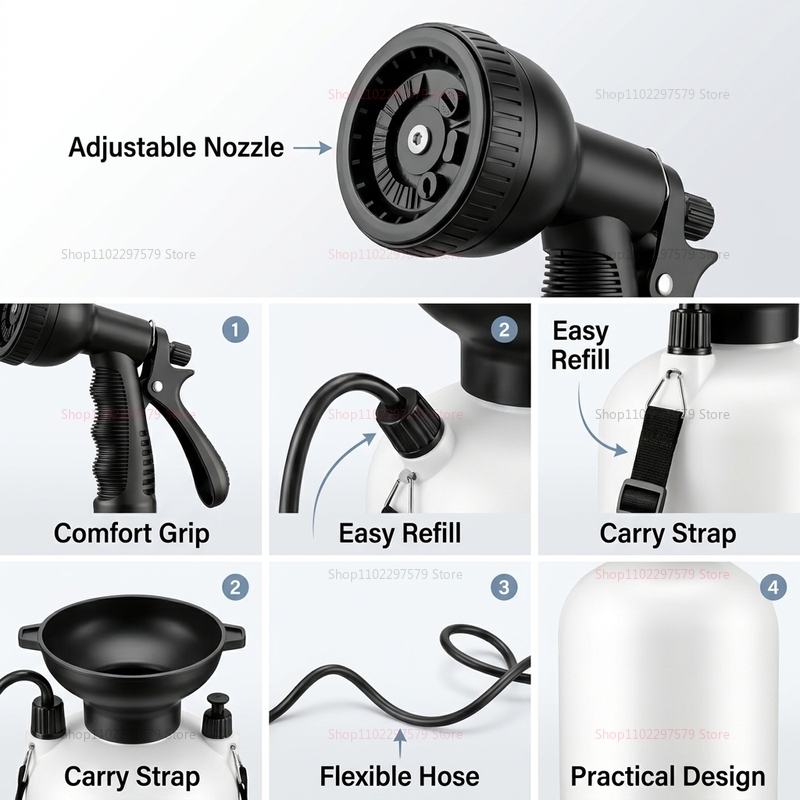 5L draagbare campingdouche, ha - Outdoor Camping Heater recensie en prijs