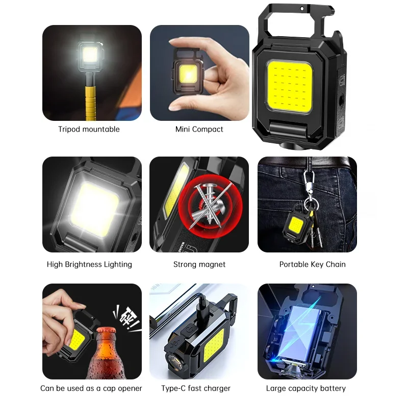 Mini-zaklamp sleutelhangerlich - Camping Lantern recensie en prijs