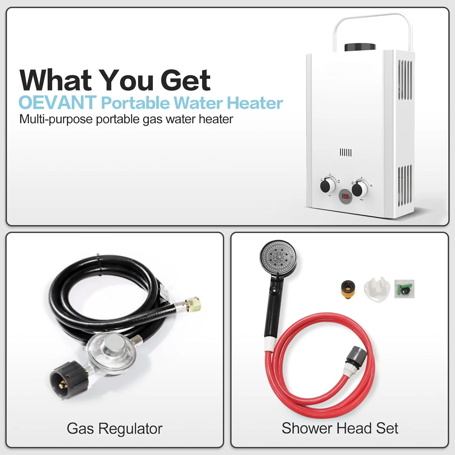 Propaan tankloze waterverwarme - Outdoor Camping Hot Water Shower recensie en prijs