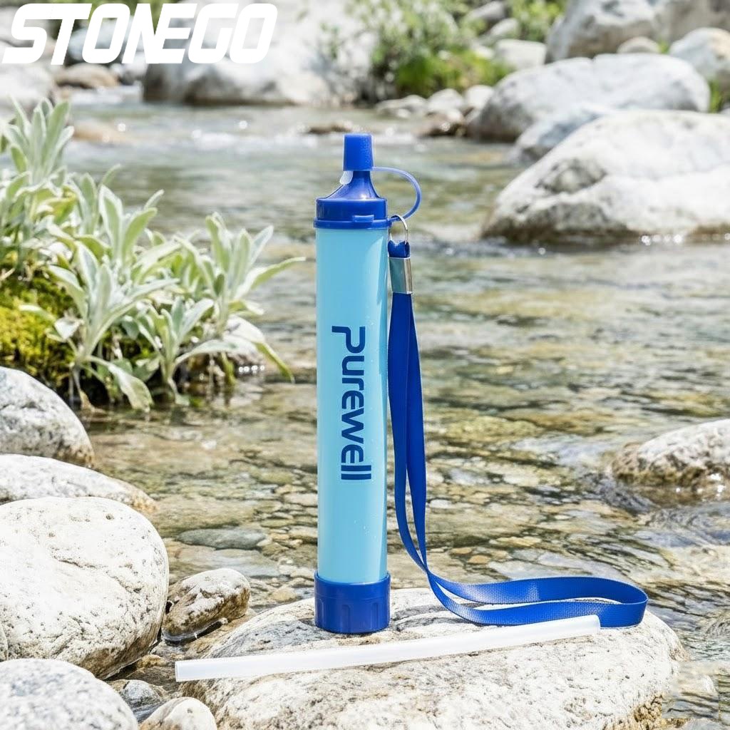 Draagbare waterzuiveraar voor  - Outdoor Camping Water Filter recensie en prijs