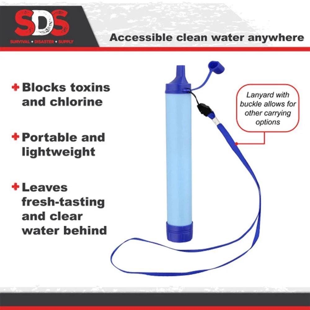 Draagbare waterzuiveraar voor  - Outdoor Camping Water Filter recensie en prijs