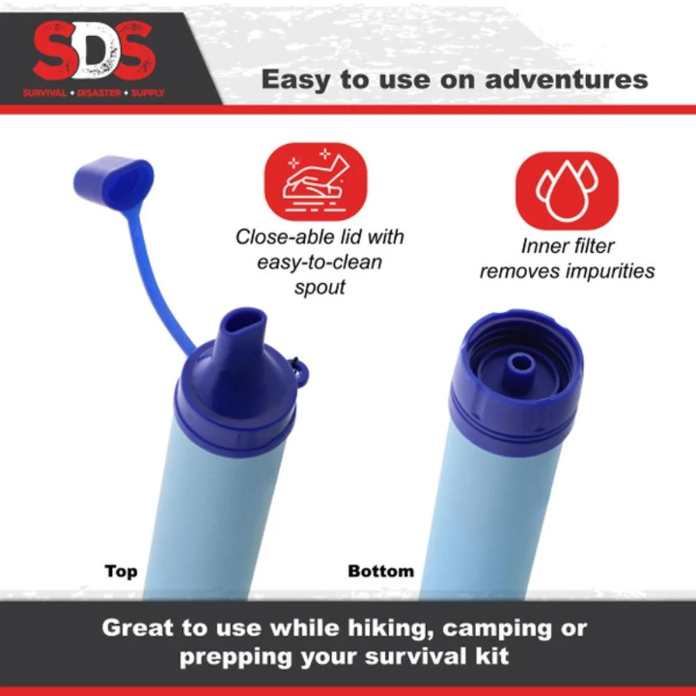 Draagbare waterzuiveraar voor  - Outdoor Camping Water Filter recensie en prijs
