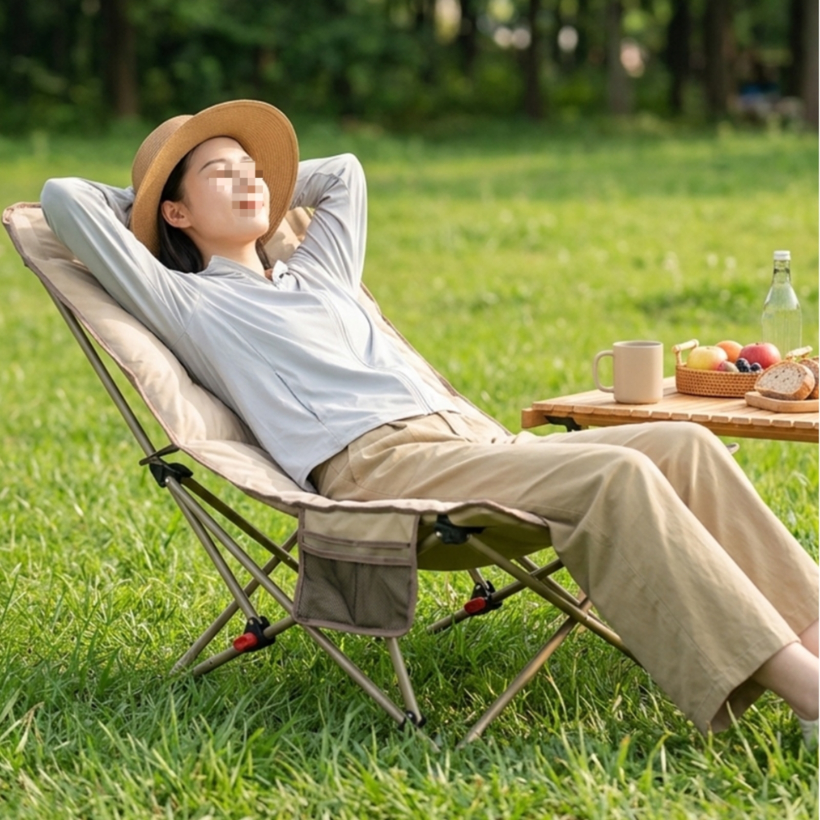 Gewatteerde relaxstoel Verdikt - Outdoor Camping Recliner recensie en prijs