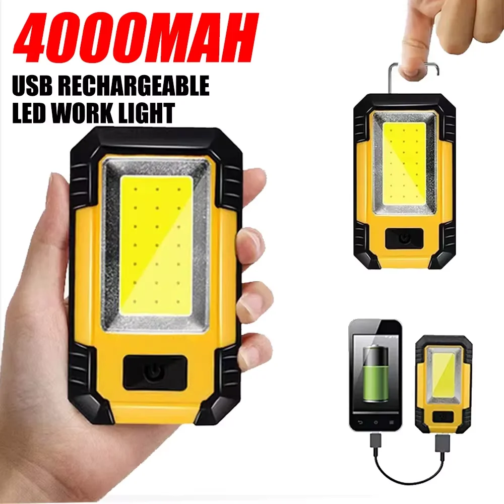 Oplaadbare 4000mAh werklamp, s - Camping Lantern recensie en prijs