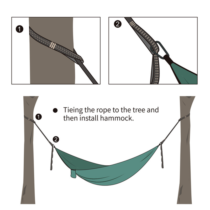 2 stuks hangmatriemen, hoge dr - Outdoor Camping Hammock recensie en prijs