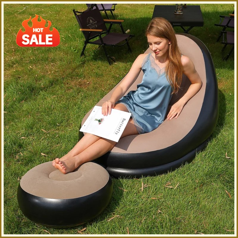 Luie banksofa's Opblaasbare st - Outdoor Camping Recliner recensie en prijs