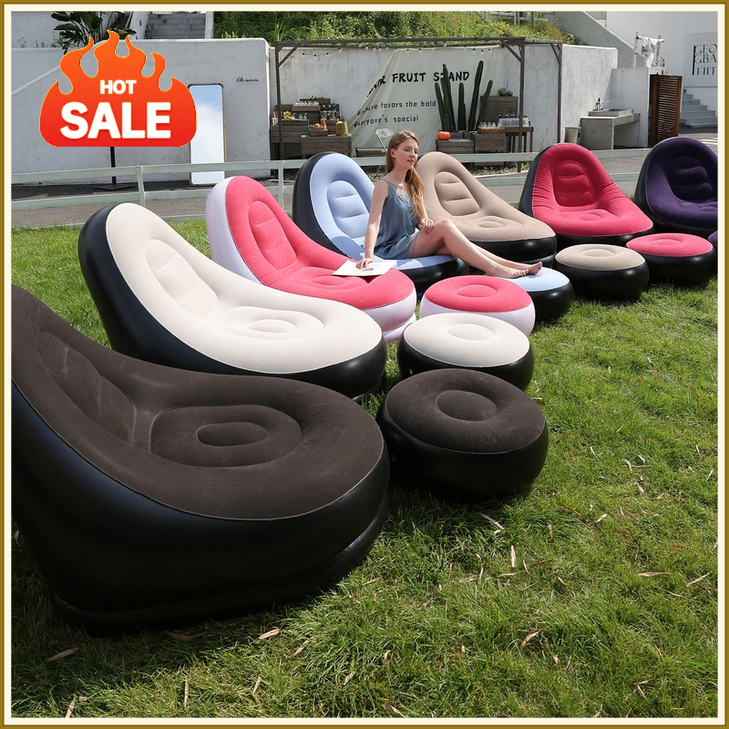 Luie banksofa's Opblaasbare st - Outdoor Camping Recliner recensie en prijs