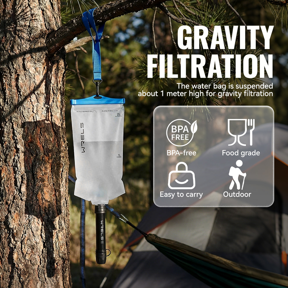 WRELS Outdoor Waterzuiveraar D - Outdoor Camping Water Filter recensie en prijs