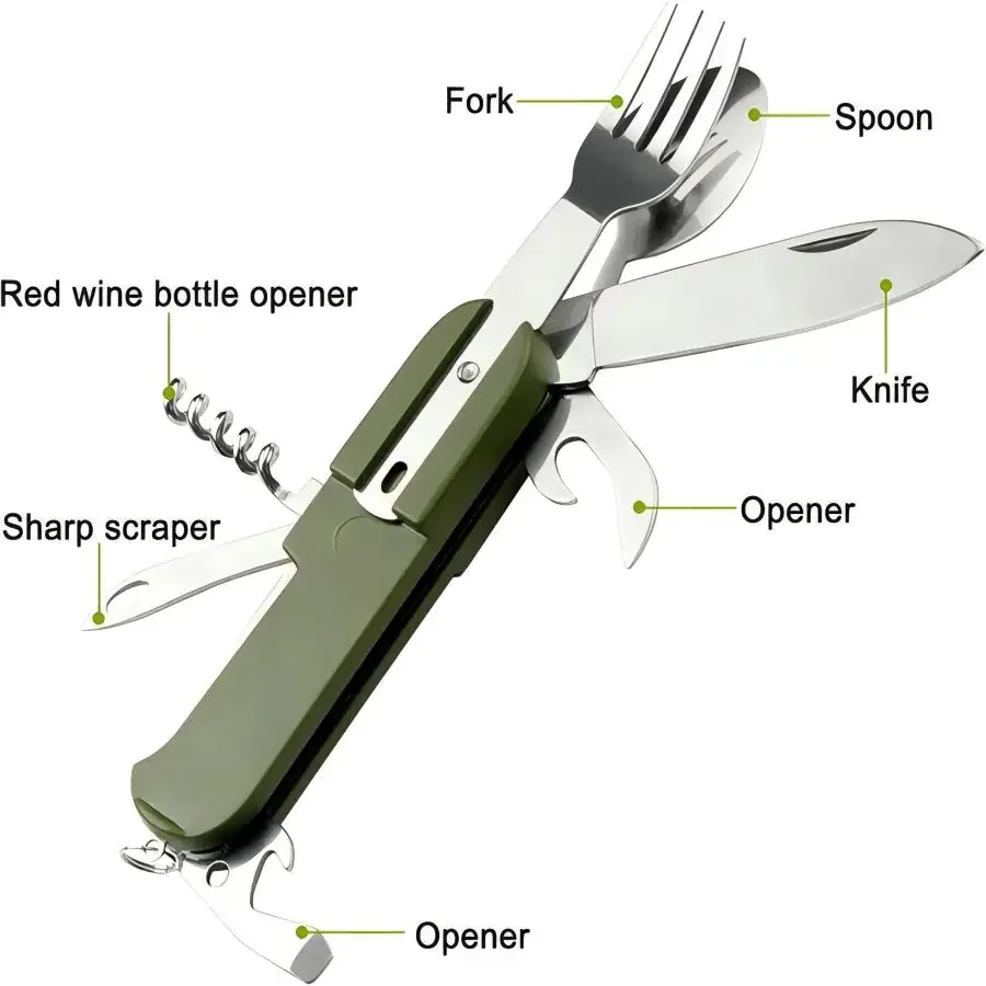 Campinguitrusting 5-in-1 reiss - Outdoor Camping Uk recensie en prijs