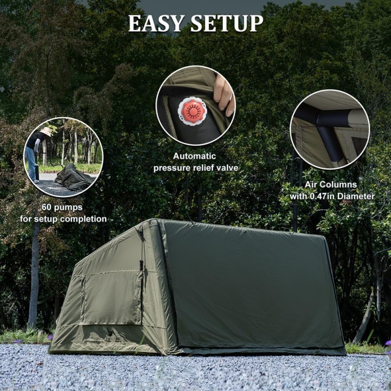 Automatische opblaasbare kampe - Outdoor Camping Tent Waterproof recensie en prijs