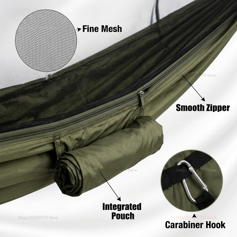 Draagbare outdoor campinghangm - Outdoor Camping Hammock recensie en prijs