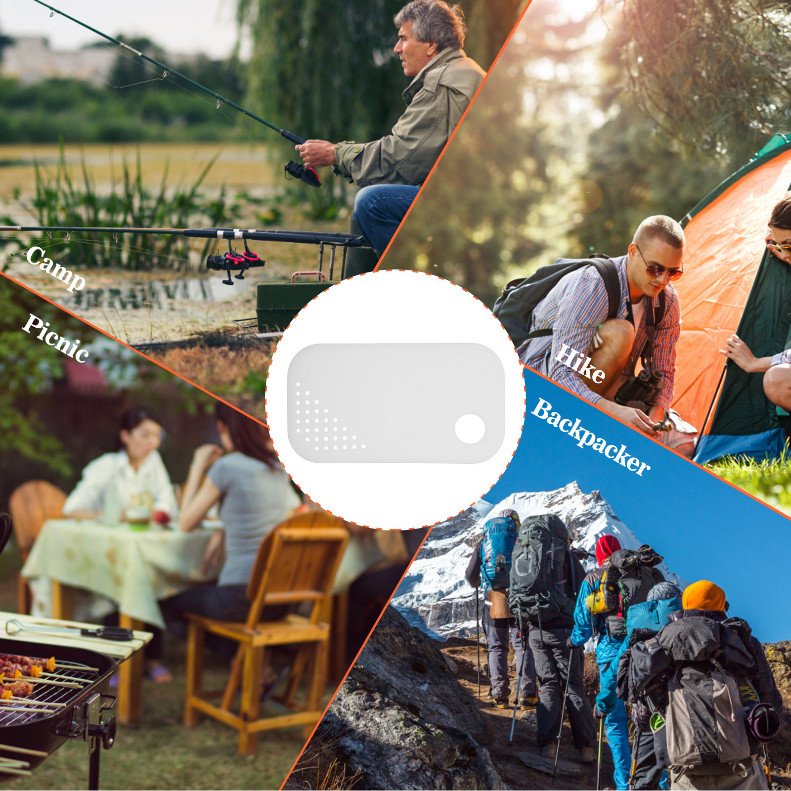 Draagbaar mini plastic snijpla - Outdoor Camping Food recensie en prijs