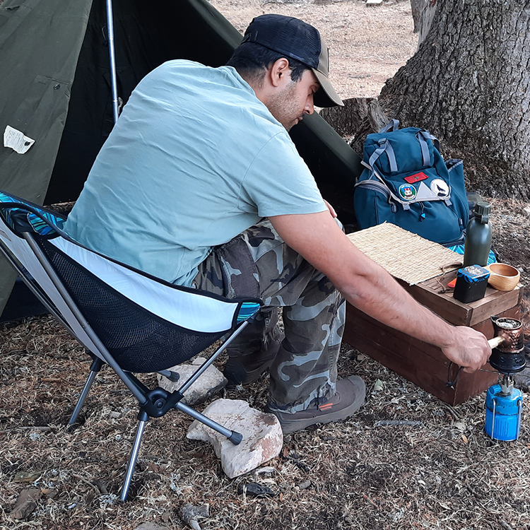 Draagbare opvouwbare campingst - Outdoor Camping Recliner recensie en prijs