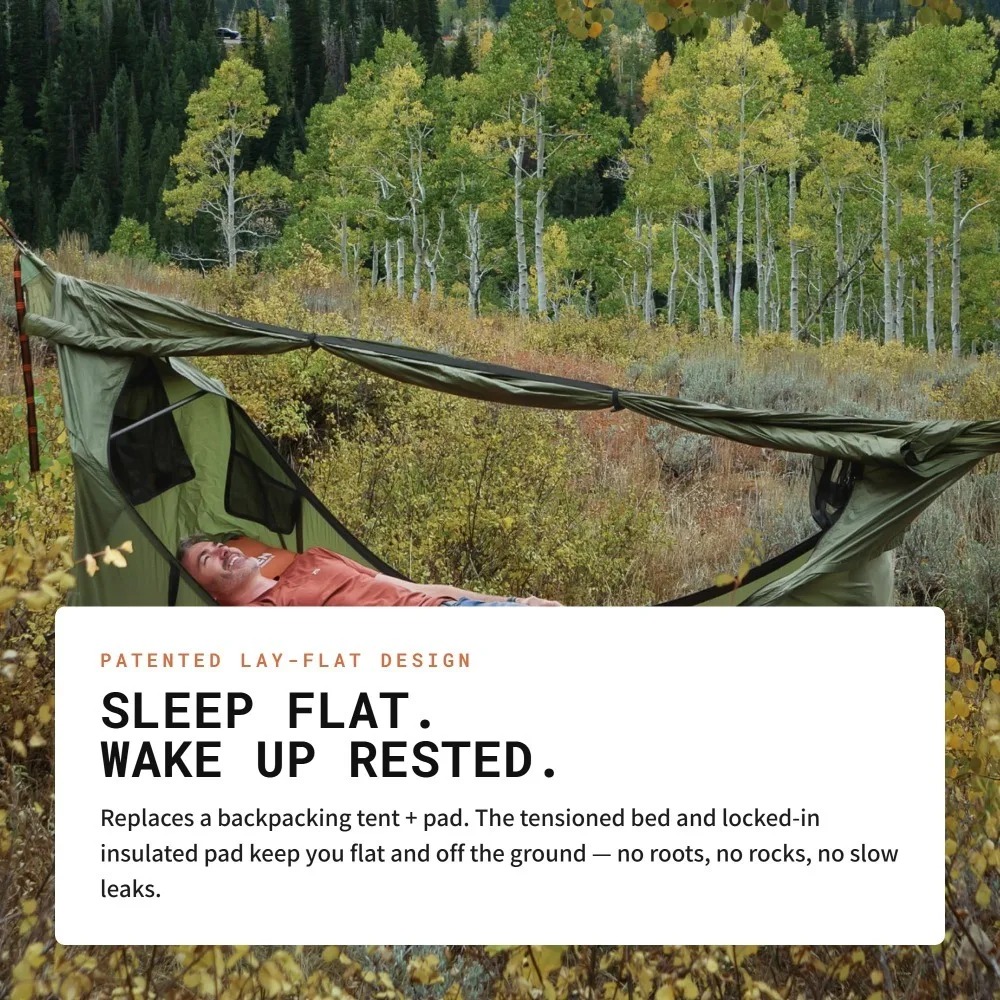 Platte hangmat met klamboe Sch - Outdoor Camping Hammock recensie en prijs