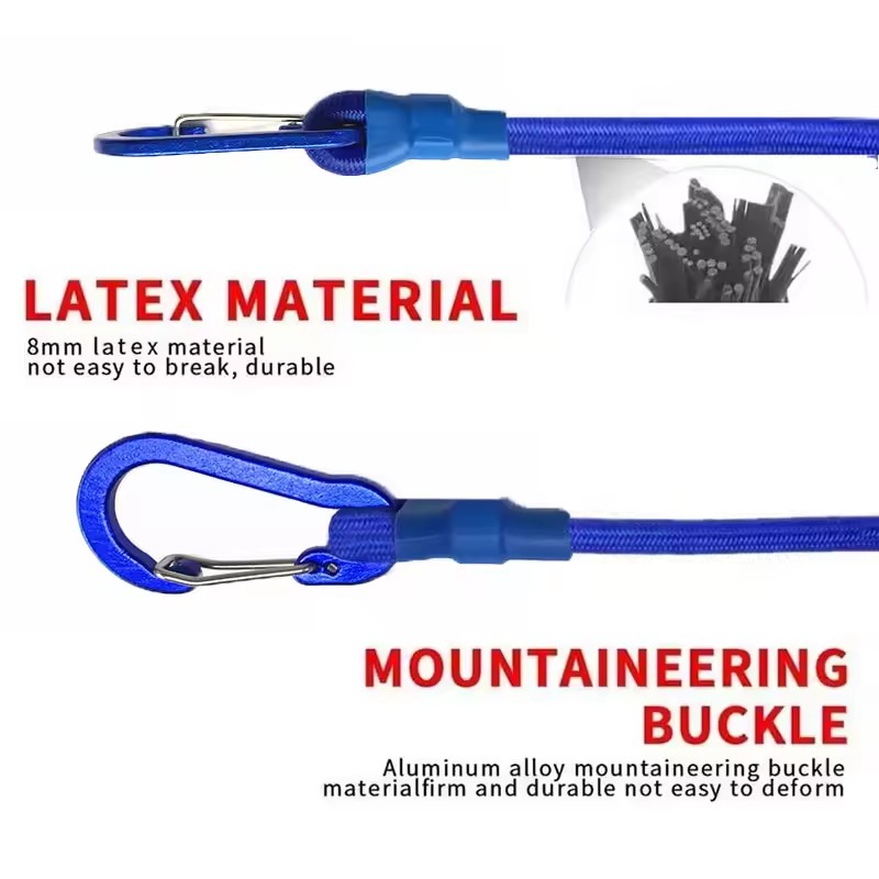 Bagage elastische band 8 mm zw - Outdoor Camping House recensie en prijs
