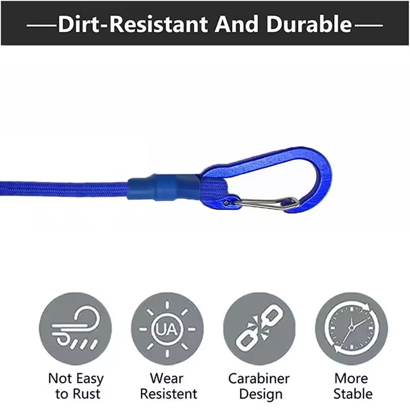 Bagage elastische band 8 mm zw - Outdoor Camping House recensie en prijs