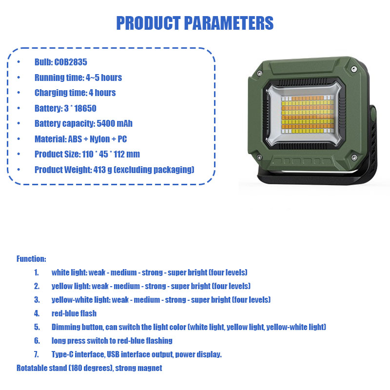 VOLODYMYR LED-campingtentlicht - Outdoor Camping Tent Waterproof recensie en prijs