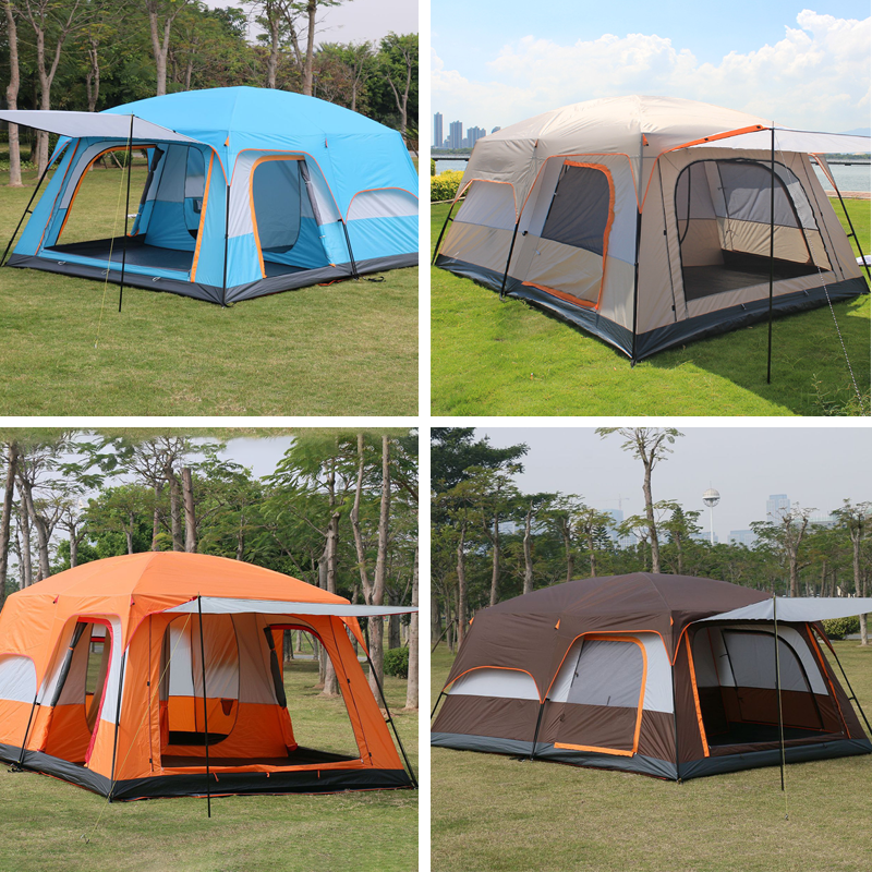 Buitentent met twee slaapkamer - Outdoor Camping Tent Waterproof recensie en prijs