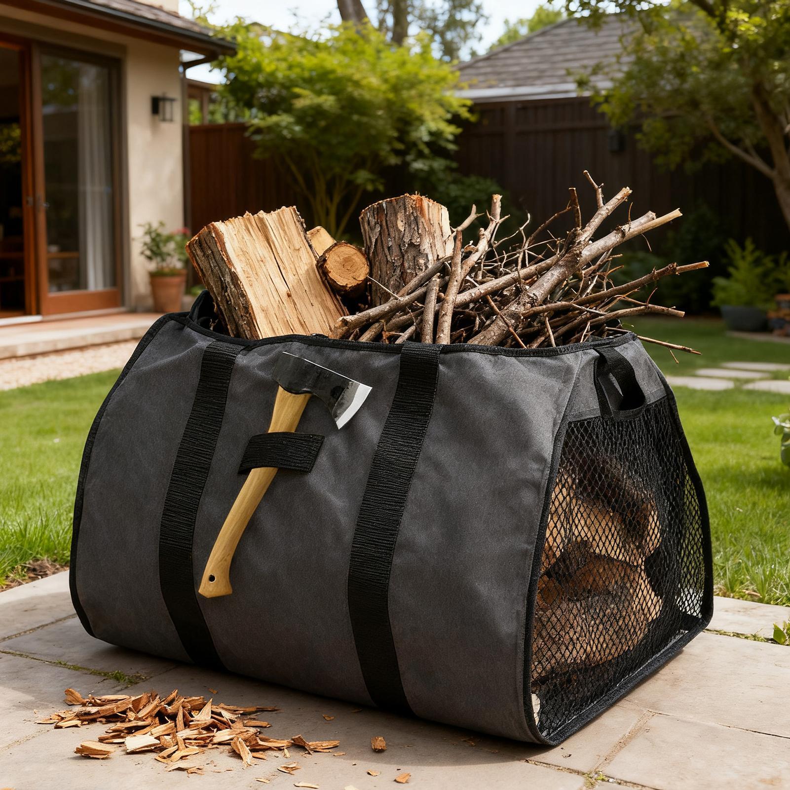 Brandhoutdrager Grote draagbar - Outdoor Camping Bag recensie en prijs