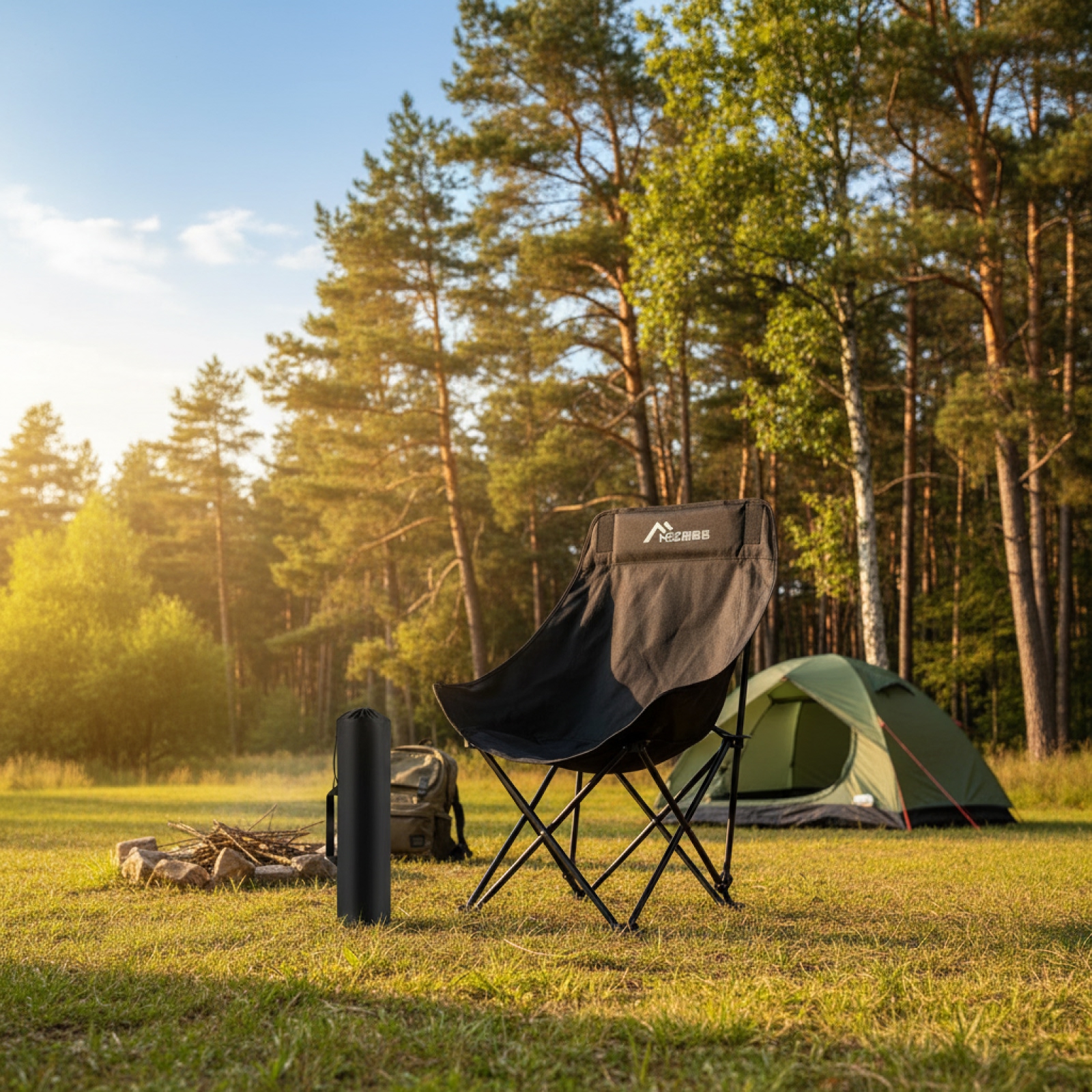 Opvouwbare mesh-stoel met hoge - Outdoor Camping Recliner recensie en prijs