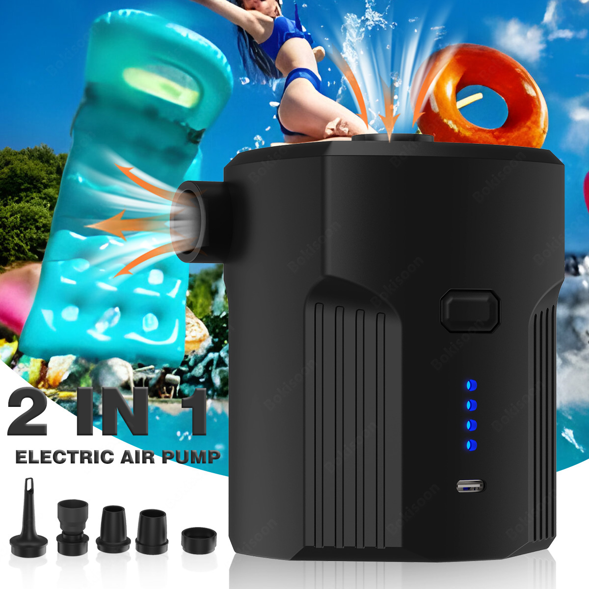 Draagbare elektrische luchtpom - Outdoor Camping Mat recensie en prijs