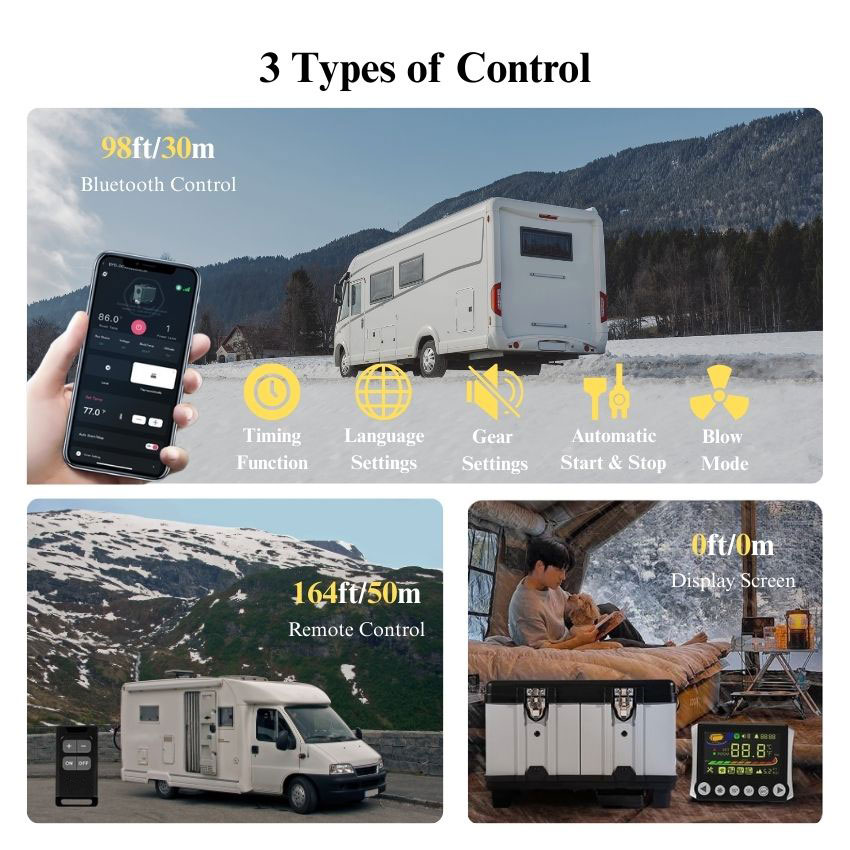 Alles-in-één 12V 220V 5KW Buit - Outdoor Camping Heater recensie en prijs