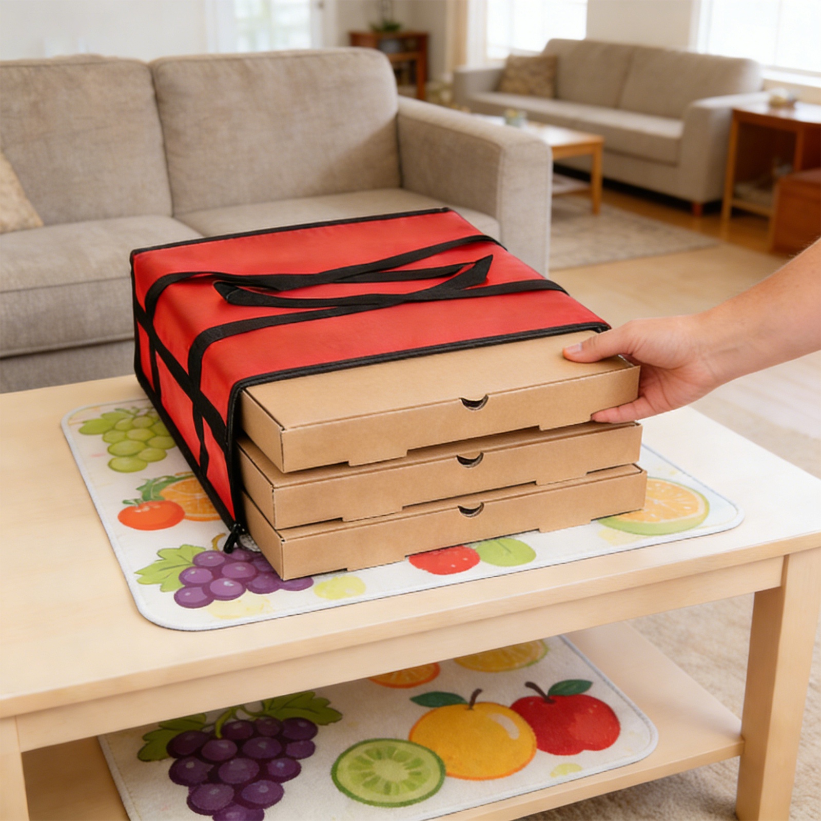 Rechthoekige pizzatas Grote ca - Outdoor Camping Food recensie en prijs