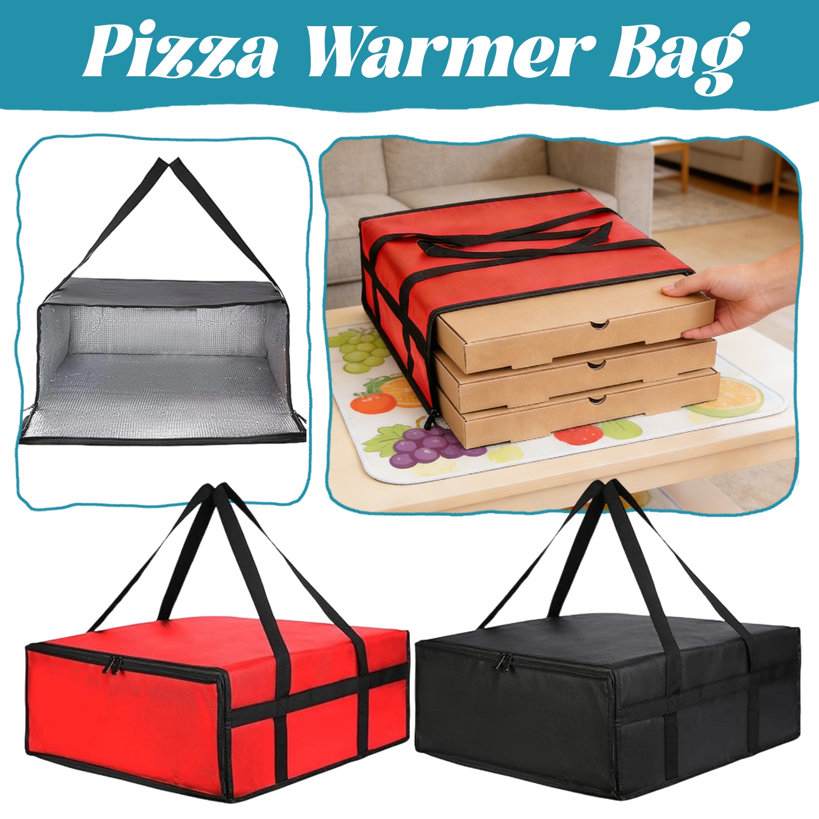 Rechthoekige pizzatas Grote ca - Outdoor Camping Food recensie en prijs