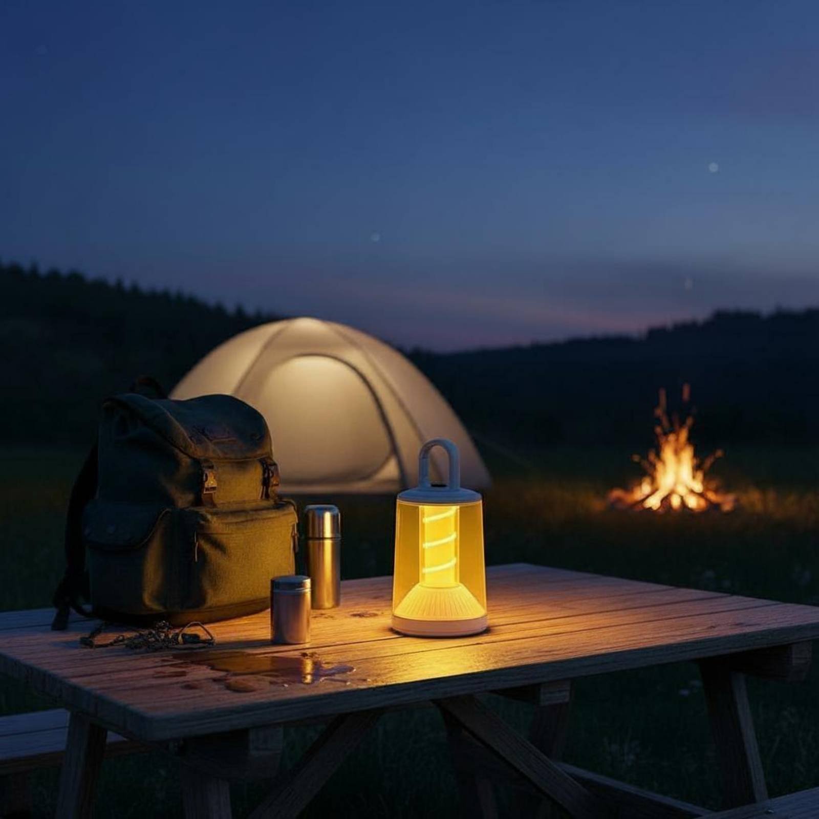Op batterijen werkende hangend - Camping Lantern recensie en prijs