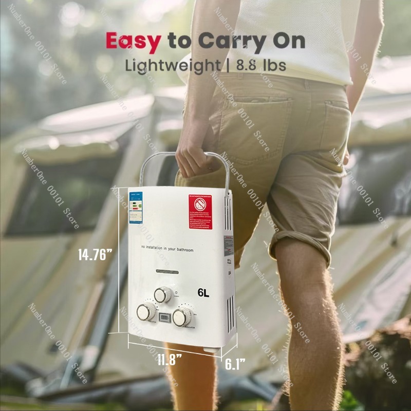 Propaan LPG Gas Tankless Boile - Outdoor Camping Hot Water Shower recensie en prijs
