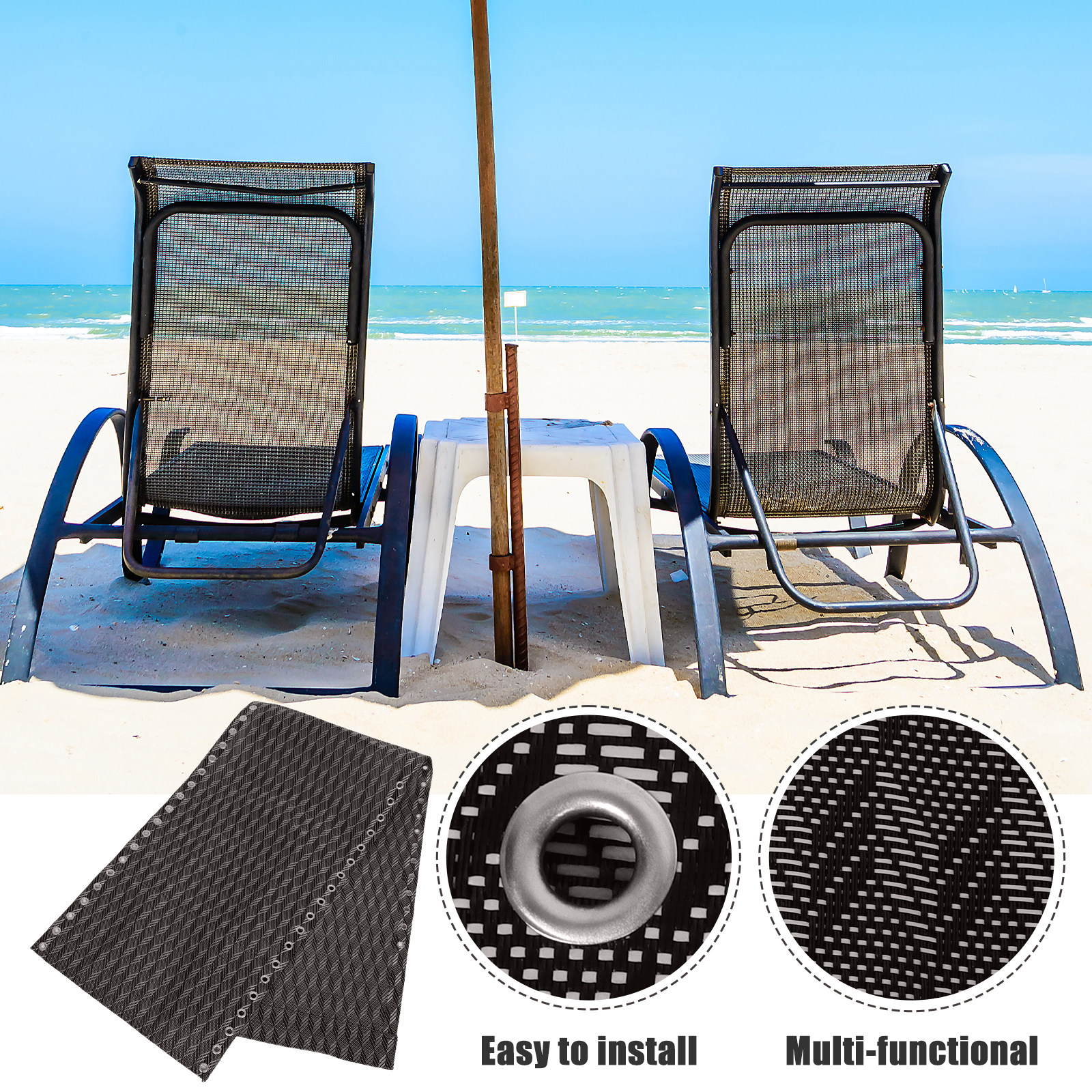 Zachte, slijtvaste vervangende - Outdoor Camping Recliner recensie en prijs