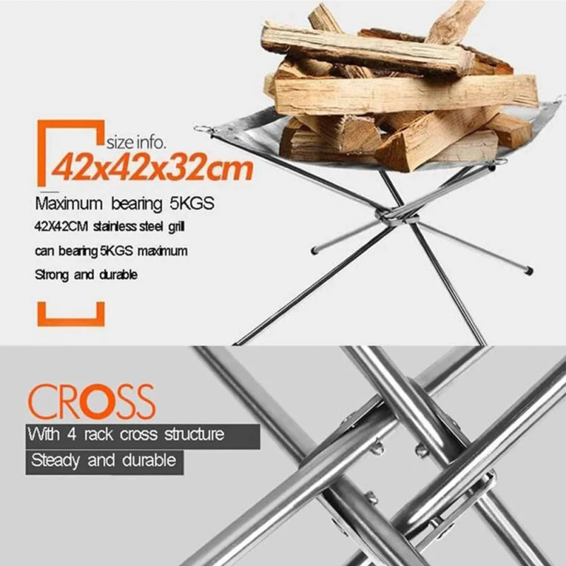 Draagbare buiten BBQ vuurkorf, - Outdoor Camping Fire Pit recensie en prijs