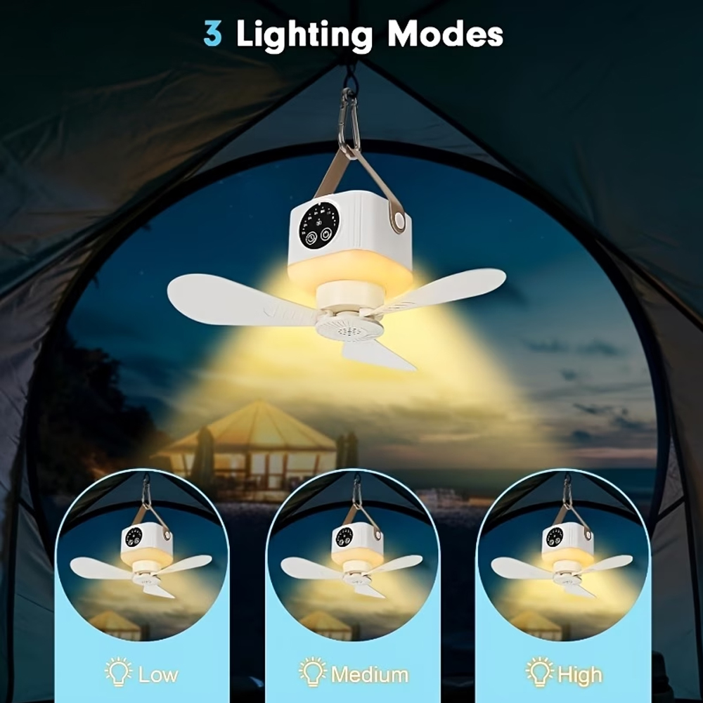 Draagbare plafondventilator me - Outdoor Camping House recensie en prijs
