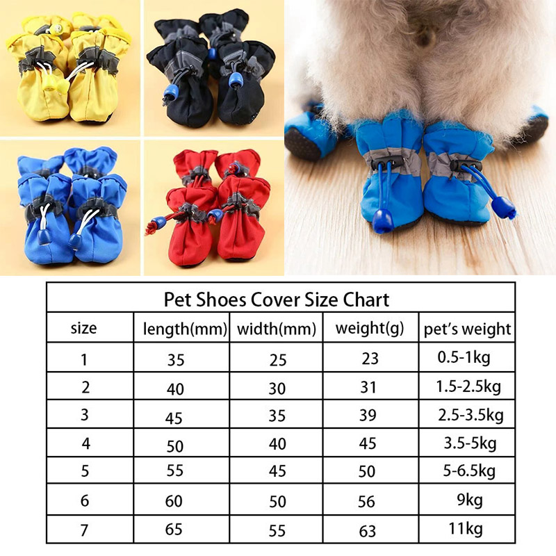 4 STKS Kleine Hond Schoenen Wa - Outdoor Camping Slippers recensie en prijs