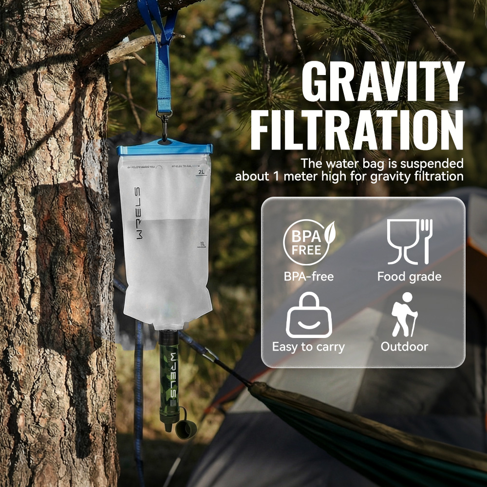 WRELS Outdoor draagbare waterf - Outdoor Camping Water Filter recensie en prijs