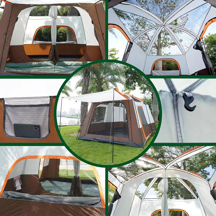 Luxe grote kampeertent, twee s - Outdoor Camping Tent Waterproof recensie en prijs
