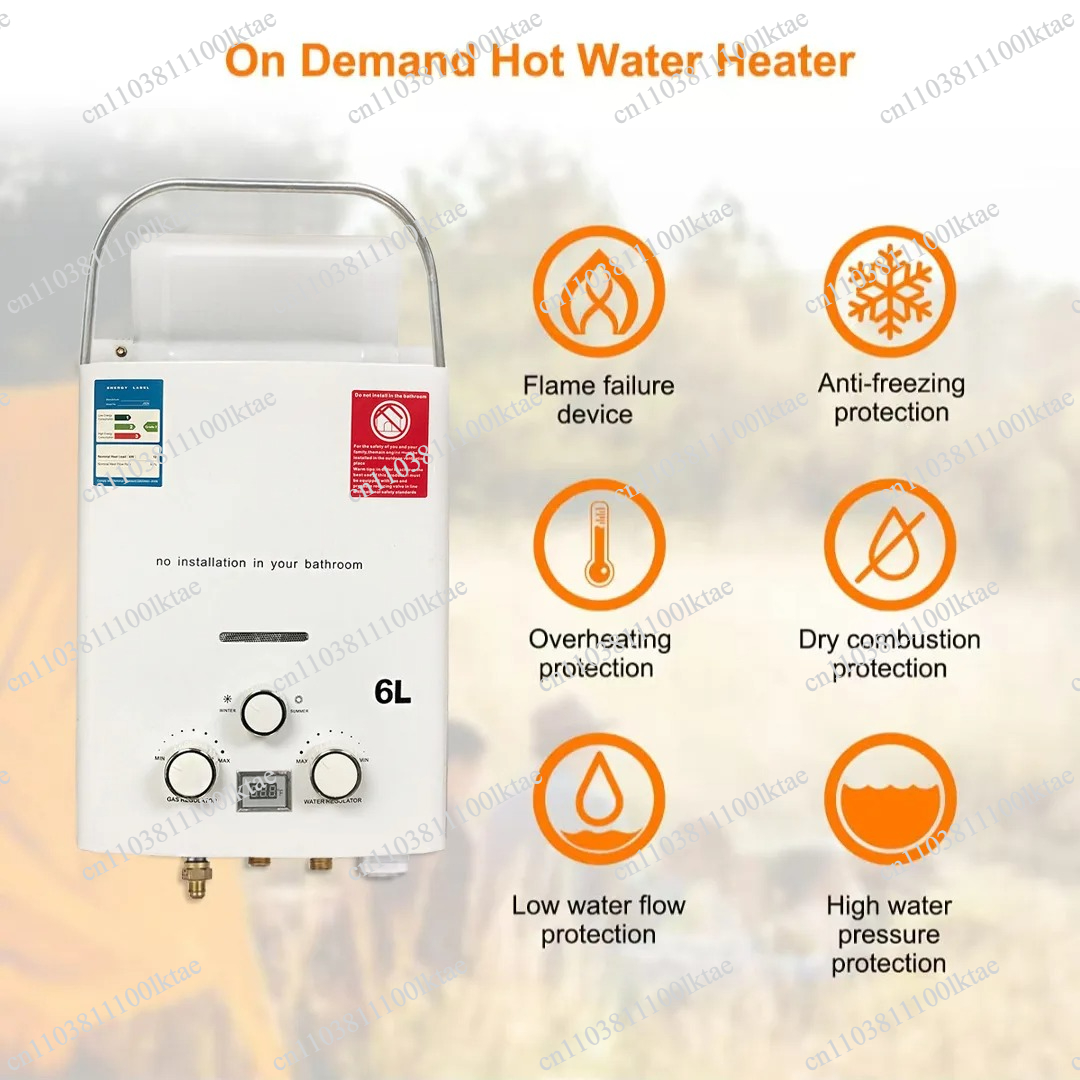 Nieuwe tankloze waterverwarmer - Outdoor Camping Hot Water Shower recensie en prijs