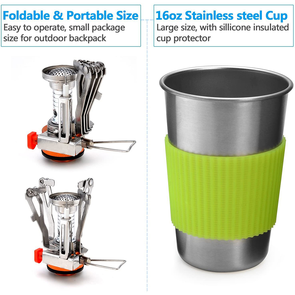 Campingpannenset met fornuis O - Outdoor Camping Kitchen Table recensie en prijs