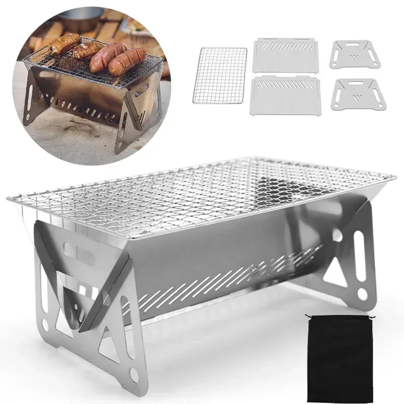 Draagbare opvouwbare barbecueg - Outdoor Camping Fire Pit recensie en prijs