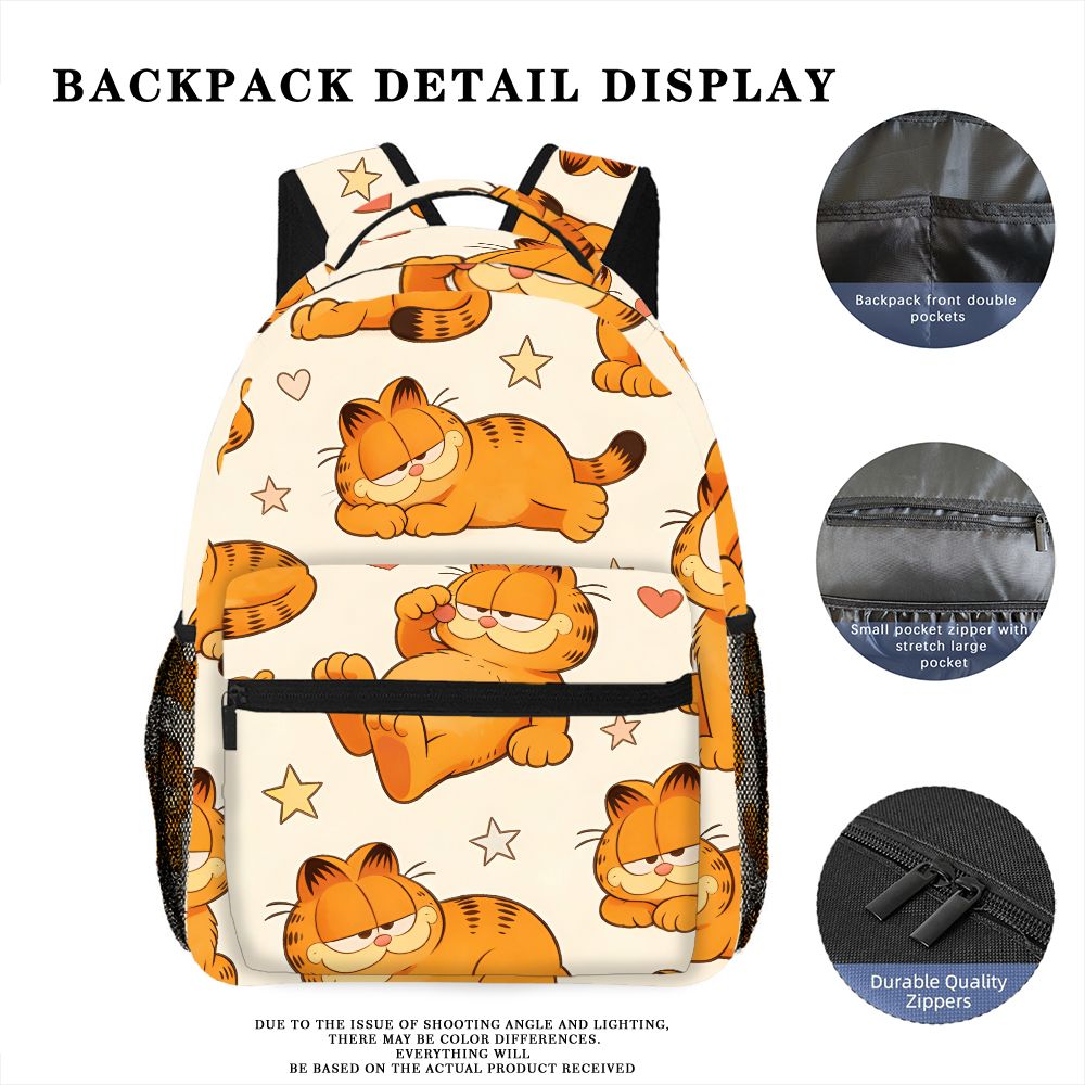 Grappige luie Garfield-rugzak  - Outdoor Camping Bag recensie en prijs