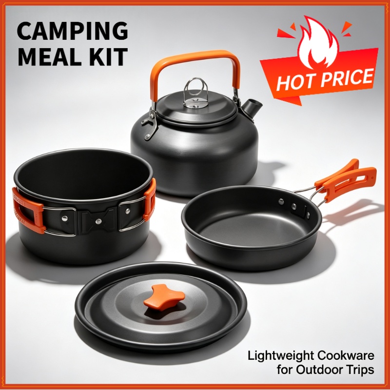 Campingkookset Campingkookgere - Outdoor Camping Cooking Equipment recensie en prijs
