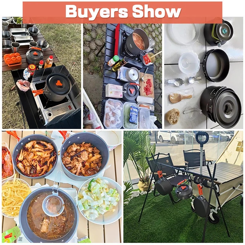 Campingkookset Campingkookgere - Outdoor Camping Cooking Equipment recensie en prijs
