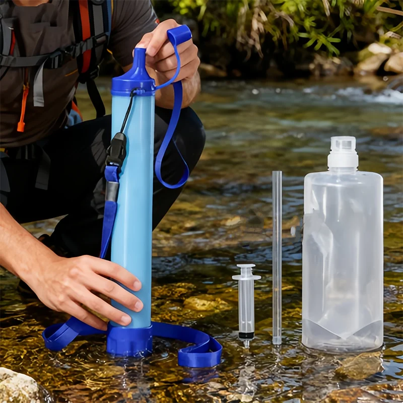 1 stuks waterfilter voor buite - Outdoor Camping Water Filter recensie en prijs