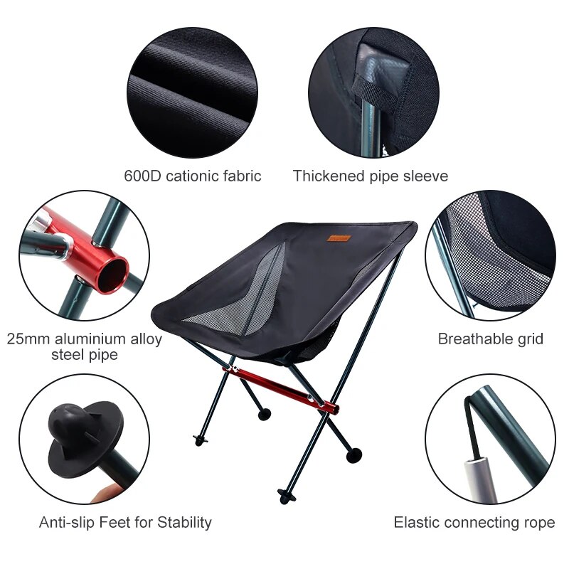 Ultralichte Aluminium Hoge Rug - Outdoor Camping Recliner recensie en prijs