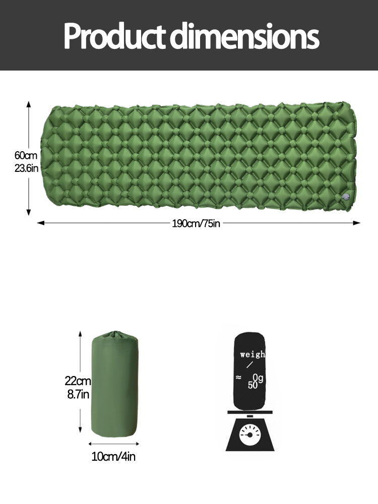 Opblaasbaar campingmatras in t - Outdoor Camping Mat recensie en prijs
